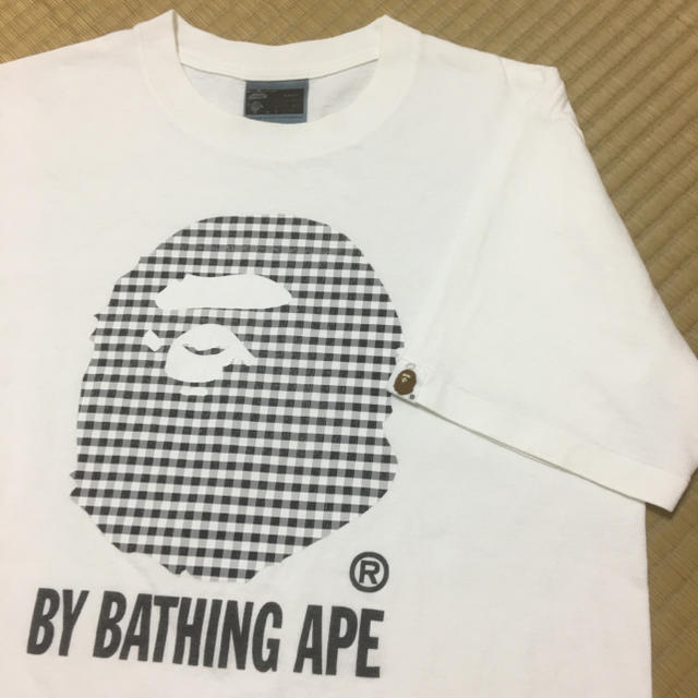 エイプ メンズS チェック柄 Tシャツ