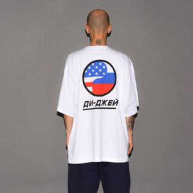 Gosha Rubchinskiy DJ oversized T-shirt - Tシャツ/カットソー(半袖 ...