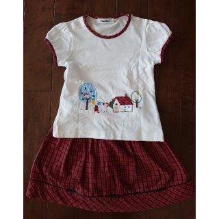 ファミリア(familiar)のくみこ様専用‼️未使用☆familiar  T シャツ パフスリーブ 110(Tシャツ/カットソー)