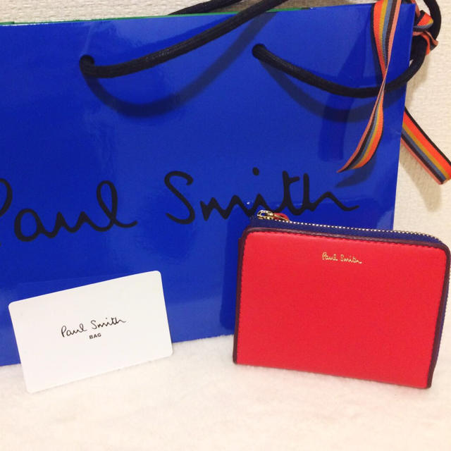 Paul Smith 新品本革 ポールスミス 赤 青財布の通販 By みーちゃん S Shop 発送プロフ必読 ポールスミスならラクマ