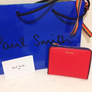 ポールスミス(Paul Smith)の新品本革 ポールスミス 赤×青財布(財布)