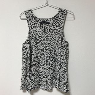 ザラ(ZARA)のzara ブラウス レオパード柄(シャツ/ブラウス(半袖/袖なし))