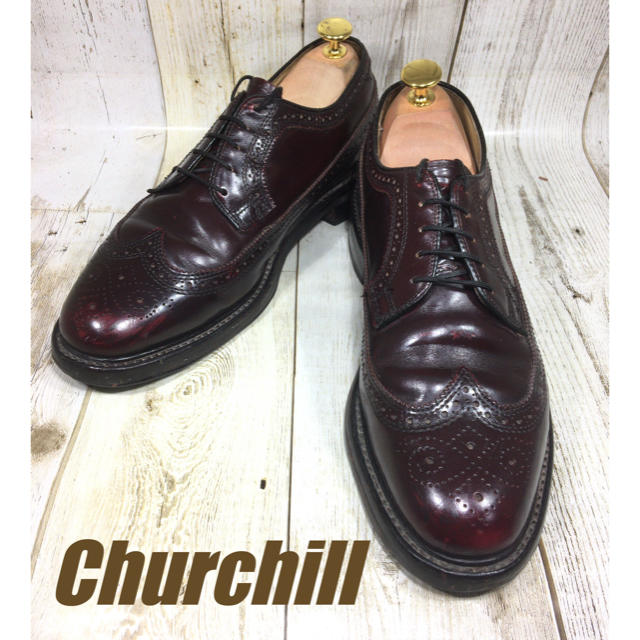 Churchill チャーチル フルブローグ UK7H 26cm002000発送日