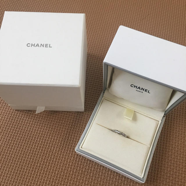 CHANEL(シャネル)のまりー様専用♡シャネル Pt950 マトラッセ ダイヤモンド リング  #49 レディースのアクセサリー(リング(指輪))の商品写真