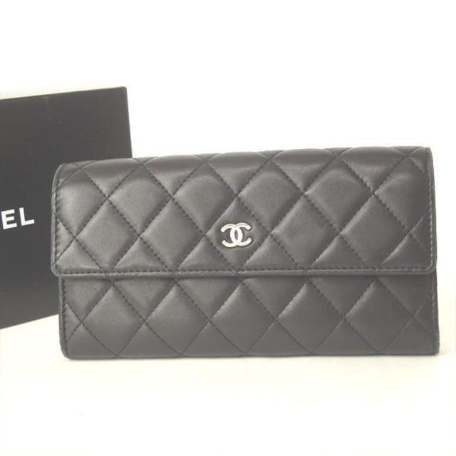 ☆美品☆正規品☆　CHANEL　ラムスキン/マトラッセ　A50096