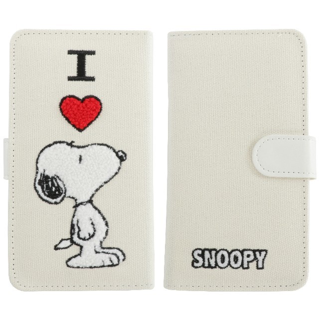 Snoopy 新作 送料無料 ホワイト スヌーピー 手帳型マルチスマホケース ほぼ全機種対応の通販 By Uzyeex S Shop スヌーピー ならラクマ