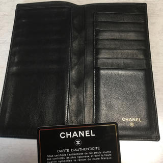 シャネル(CHANEL)のシャネル２つオリ札入れ長財布(財布)