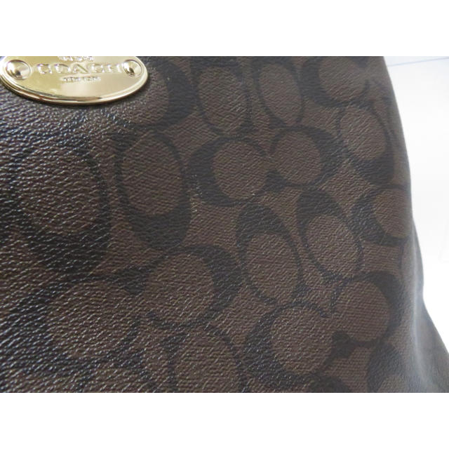 コーチ ショルダーバッグ ピンク×ブラウン シグネチャー COACH レディース 3