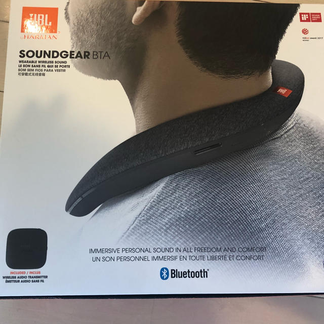 JBS(ジェイビーエス)の美品♡JBL Soundgear BTA ネックスピーカー スマホ/家電/カメラのオーディオ機器(スピーカー)の商品写真