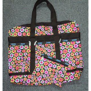 レスポートサック(LeSportsac)のレスポートサック/ビッグバッグ/花柄/未使用/ポーチ付(その他)