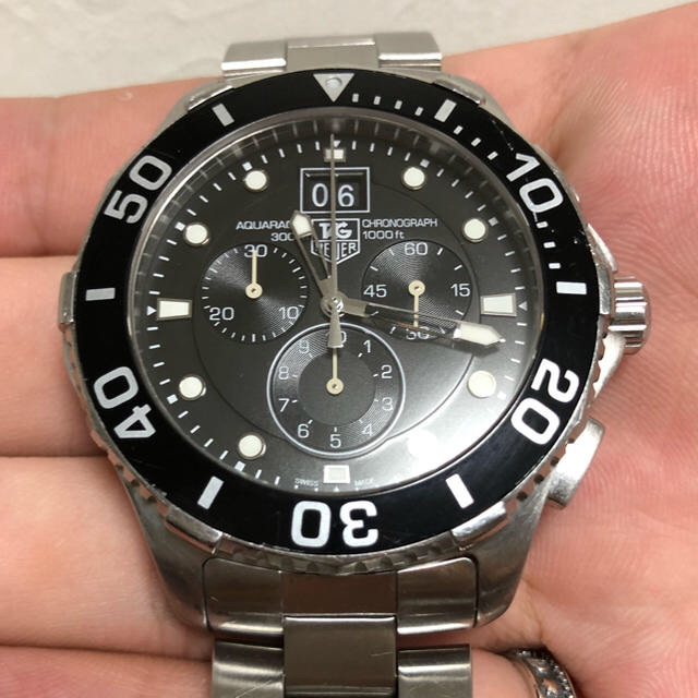 TAG Heuer(タグホイヤー)の【数日間値引き】タグホイヤー アクアレーサー クロノグラフ メンズの時計(腕時計(アナログ))の商品写真