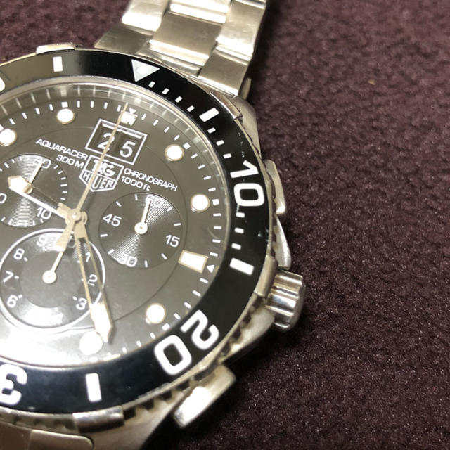 TAG Heuer(タグホイヤー)の【数日間値引き】タグホイヤー アクアレーサー クロノグラフ メンズの時計(腕時計(アナログ))の商品写真