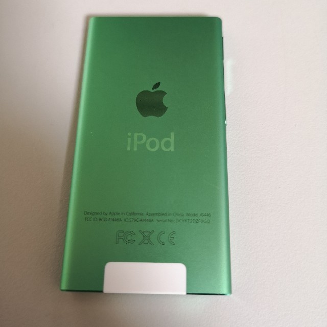 美品 Apple iPod nano 第7世代 グリーン 16GB 1