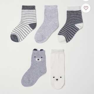 エイチアンドエム(H&M)のH＆Ｍ　ソックス5足セット　(靴下/タイツ)