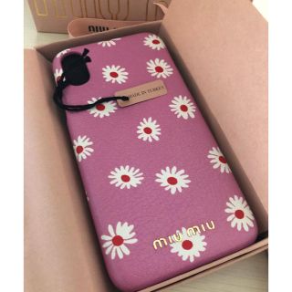 ミュウミュウ(miumiu)のiPhone X カバー (iPhoneケース)