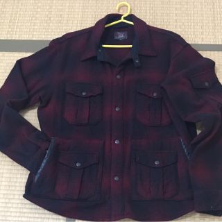 ウールリッチ(WOOLRICH)のウールリッチ ウーレンミルズ CPO ウールシャツ ジャケット XL(シャツ)