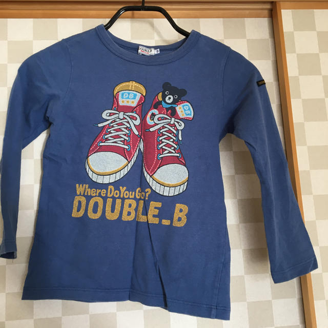 DOUBLE.B(ダブルビー)のダブルＢ 120 ロンT 値下げしました。 キッズ/ベビー/マタニティのキッズ服男の子用(90cm~)(Tシャツ/カットソー)の商品写真