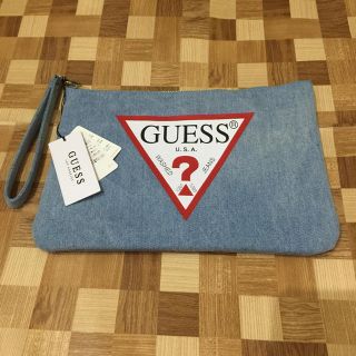 ゲス(GUESS)のゲス クラッチバッグ レディース GUESS AI2A7A45K MBL ブルー(クラッチバッグ)