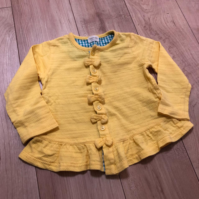 kid’s zoo(キッズズー)のkid's zoo カーディガン 90cm キッズ/ベビー/マタニティのキッズ服女の子用(90cm~)(その他)の商品写真