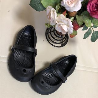 クロックス(crocs)の♪クロックス♪黒♪6-7♪新品(サンダル)