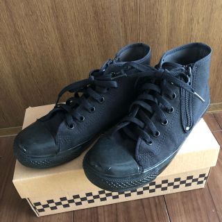 コンバース(CONVERSE)の22㎝  コンバース オールブラック(スニーカー)