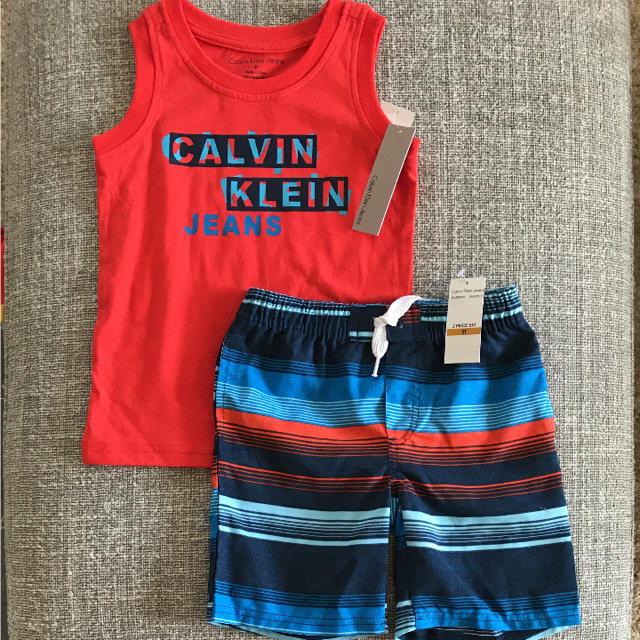 Calvin Klein(カルバンクライン)のセットアップ キッズ/ベビー/マタニティのキッズ服男の子用(90cm~)(Tシャツ/カットソー)の商品写真