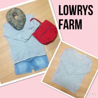 ローリーズファーム(LOWRYS FARM)の★値下げ★ローリーズ♡シンプルニット(ニット/セーター)