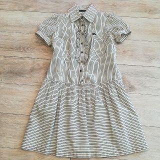 BURBERRY BLUE LABEL(ひざ丈ワンピース ・ イエロー/黄色系)の BURBERRY BLUE LABEL(ひざ丈ワンピース ・ イエロー/黄色系)の