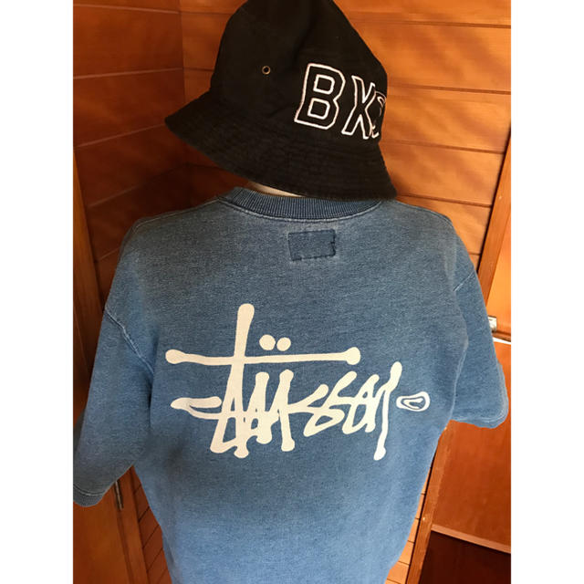 STUSSY - STUSSY⭐️半袖スウェット⭐️古着⭐️M⭐️ステューシー⭐️ストリート系の通販 by ★Šショップ｜ステューシーならラクマ