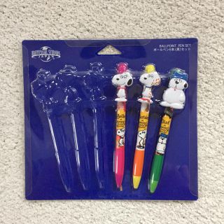 スヌーピー(SNOOPY)の新品未使用★USJ スヌーピー ペン3本セット(ペン/マーカー)