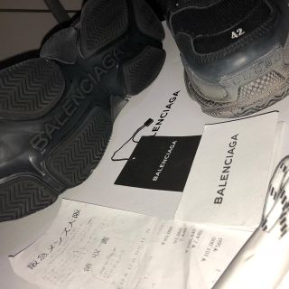 バレンシアガ(Balenciaga)のバレンシアガ triple s 42 ブラック(スニーカー)