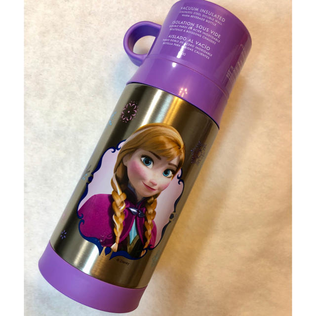 THERMOS(サーモス)のサーモス♡コップ付き水筒♡ステンレス キッズ/ベビー/マタニティの授乳/お食事用品(水筒)の商品写真