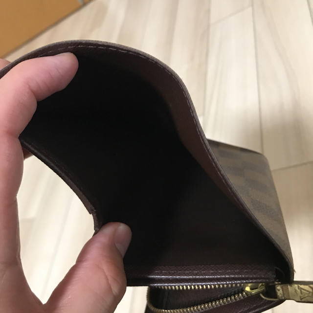 美品 ルイヴィトン ダミエ ポルトフォイユトレゾール 折財布 L字 | www