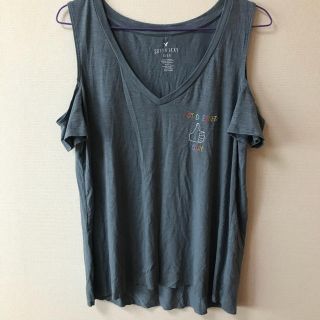 アメリカンイーグル(American Eagle)の【新品】アメリカンイーグル 肩あきTシャツ(Tシャツ(半袖/袖なし))