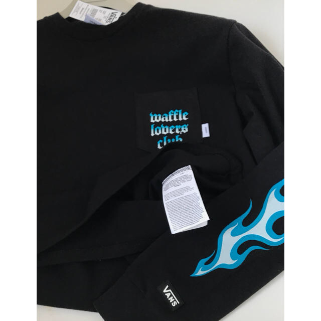 W)taps(ダブルタップス)の込み 青 Lサイズ VANS X WTAPS FLAME LS ロンT メンズのトップス(Tシャツ/カットソー(七分/長袖))の商品写真