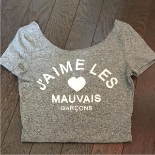 エイチアンドエム(H&M)のＨ&Ｍ  ショートトップス(Tシャツ(半袖/袖なし))