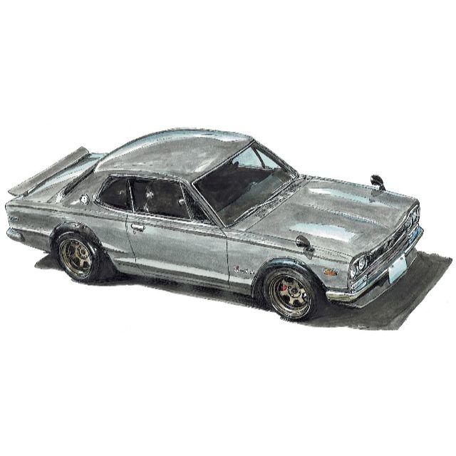 NC-647 GT-R R32/GT-R限定版画 直筆サイン額装●作家 平右ヱ門 3