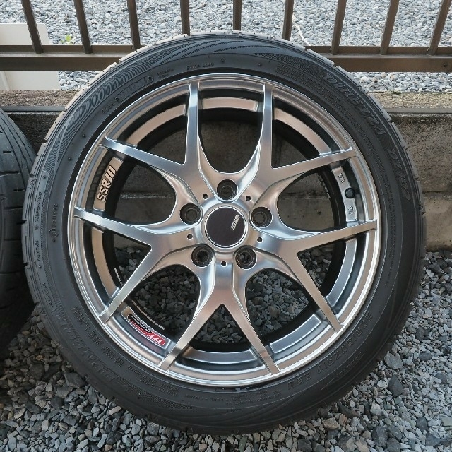 SSR GTV03 17in×7.0J +50 [アクセラ、プリウスαなど] 自動車/バイクの自動車(タイヤ・ホイールセット)の商品写真