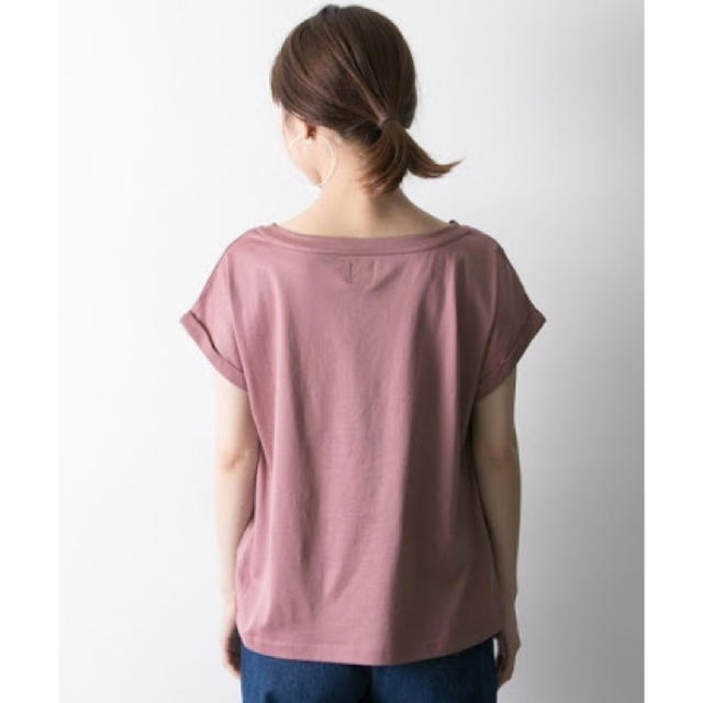 URBAN RESEARCH(アーバンリサーチ)のURBANRESEARCH アーバンリサーチ Tシャツ ピンク リネン コットン レディースのトップス(Tシャツ(半袖/袖なし))の商品写真