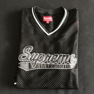 シュプリーム(Supreme)の夏バーゲン‼️XL 黒 メッシュベースボールtee(Tシャツ/カットソー(半袖/袖なし))