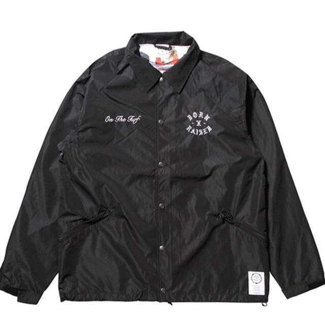 新品 BORN X RAISED コーチジャケット COACH M BLACKの通販 by 新品 BORN X RAISED コーチジャケット COACH M BLACKの通販 by