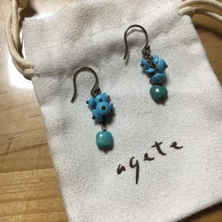 アガット(agete)のアガット ターコイズ ピアス(ピアス)