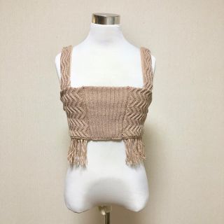 トゥデイフル(TODAYFUL)のTODAYFUL / ニットフリンジビスチェ 美品(その他)