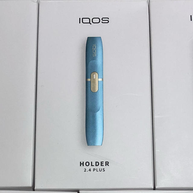 IQOS(アイコス)の【限定】iQOS 2.4 plus メタリックホルダー マリンブルー 送料無料 メンズのファッション小物(タバコグッズ)の商品写真