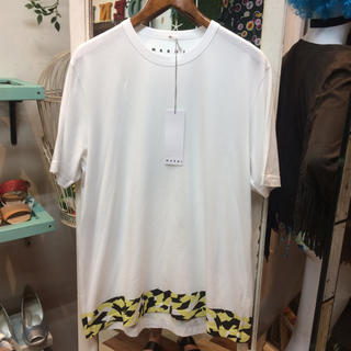 マルニ(Marni)の【新品】MARNI デザインTシャツ 52サイズ(Tシャツ/カットソー(半袖/袖なし))