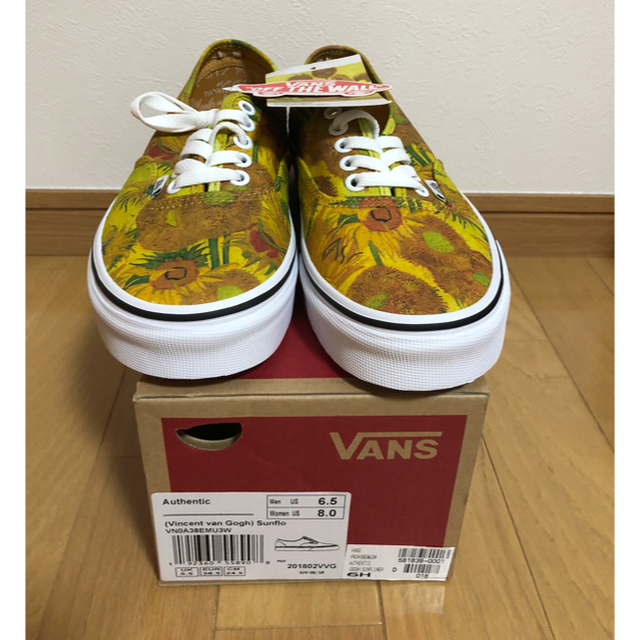 新品 24.5㎝ vans ゴッホ スニーカー ひまわり 3