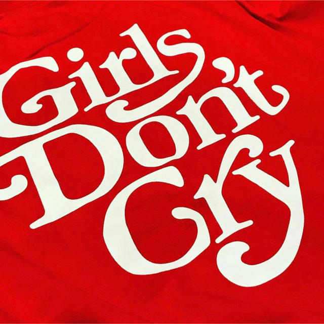 Girls Don't Cry Tシャツ 赤白