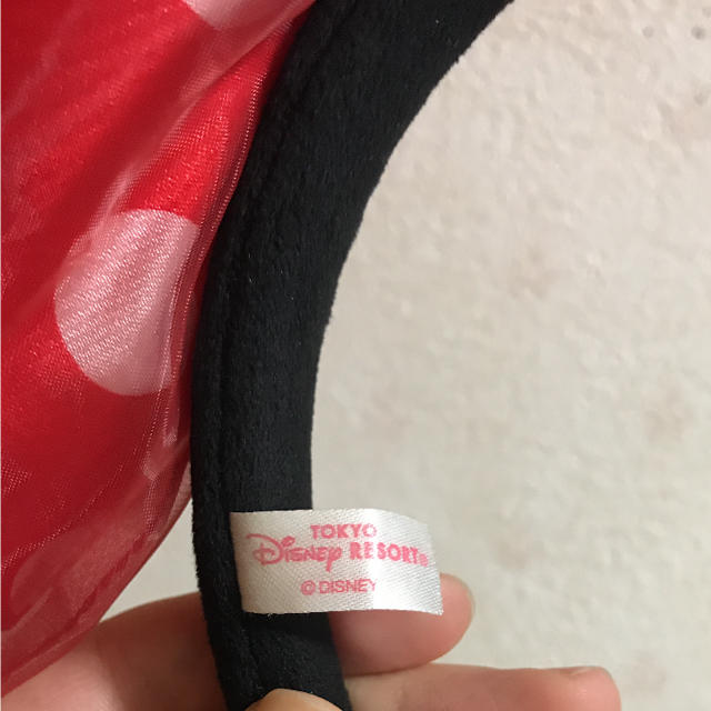 Disney(ディズニー)のミニーちゃん リボン カチューシャ レディースのヘアアクセサリー(カチューシャ)の商品写真