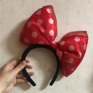 ディズニー(Disney)のミニーちゃん リボン カチューシャ(カチューシャ)