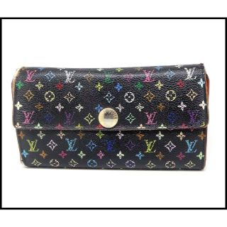 ルイヴィトン(LOUIS VUITTON)の★ルイヴィトン モノグラムマルチカラー ファスナー付き長財布★(財布)